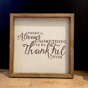 14x14 Thankful Sign